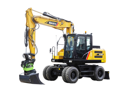 SANY SY155W(T4f)  Excavators with 101-200 HP Range & Has Excavators Type